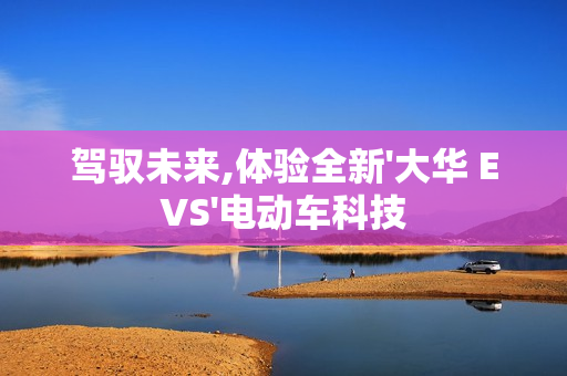駕馭未來,體驗全新'大華 EVS'電動車科技
